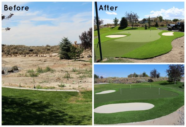 artificial grass putting green
